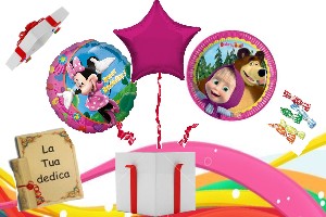 3 PALLONI MINNIE O MASHA