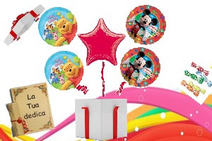 5 PALLONI TOPOLINO O WINNIE THE POOH