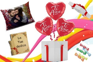 3 LOVE+ Cuscino