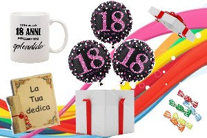 3 Palloncini 18 + TAZZA