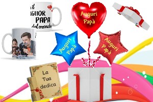 3 Papà + Tazza con foto