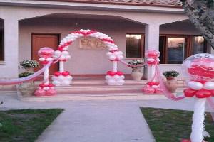 ARCO DI PALLONCINI MATRIMONIO