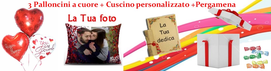 3 LOVE+ Cuscino