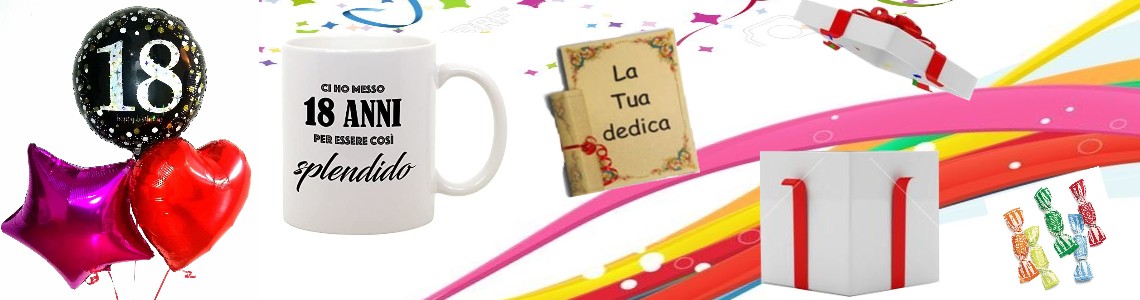 3 Palloncini 18 + TAZZA