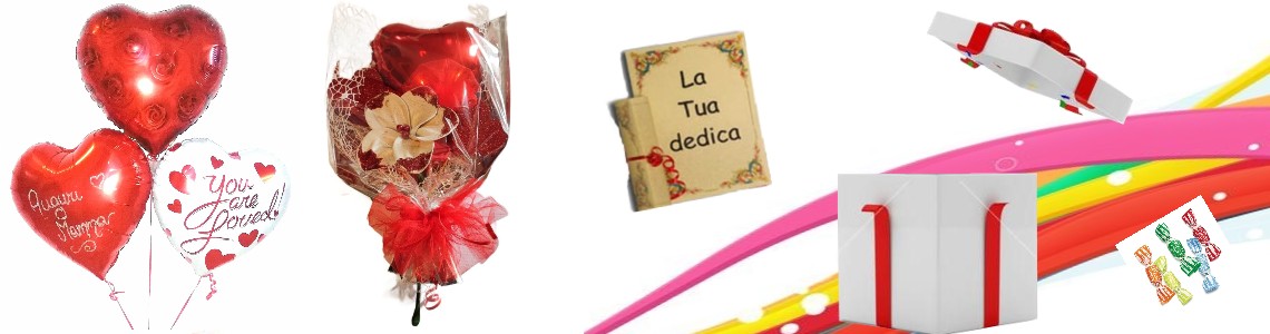 3 love con mazzo di fiori di palloni