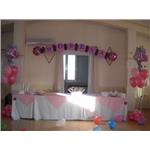 arco palloncini 18 anni con ciuffi