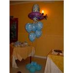 palloncini battesimo  ciuffo con ciuccio