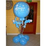 palloncini battesimo  composizione angolo regali