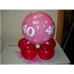 palloncini compleanno centro tavola 40 anni