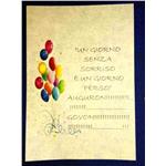 pergamena con testo compleanno 