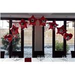 arco di palloncini con nome