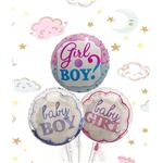 3 palloncini baby shower