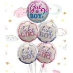 5 palloncini baby shower