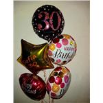 BOUQUET DI PALLONCINI PERSONALIZZATO 30 ANNI