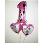 3 palloncini primo compleanno bimba minnie