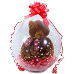 regalo nel pallone con pelouche a scelta