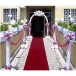arco pallonini matrimonio con colonnine