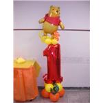Winny the pooh sopra un uno alto un metro