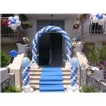 arco palloncini matrimonio sposo